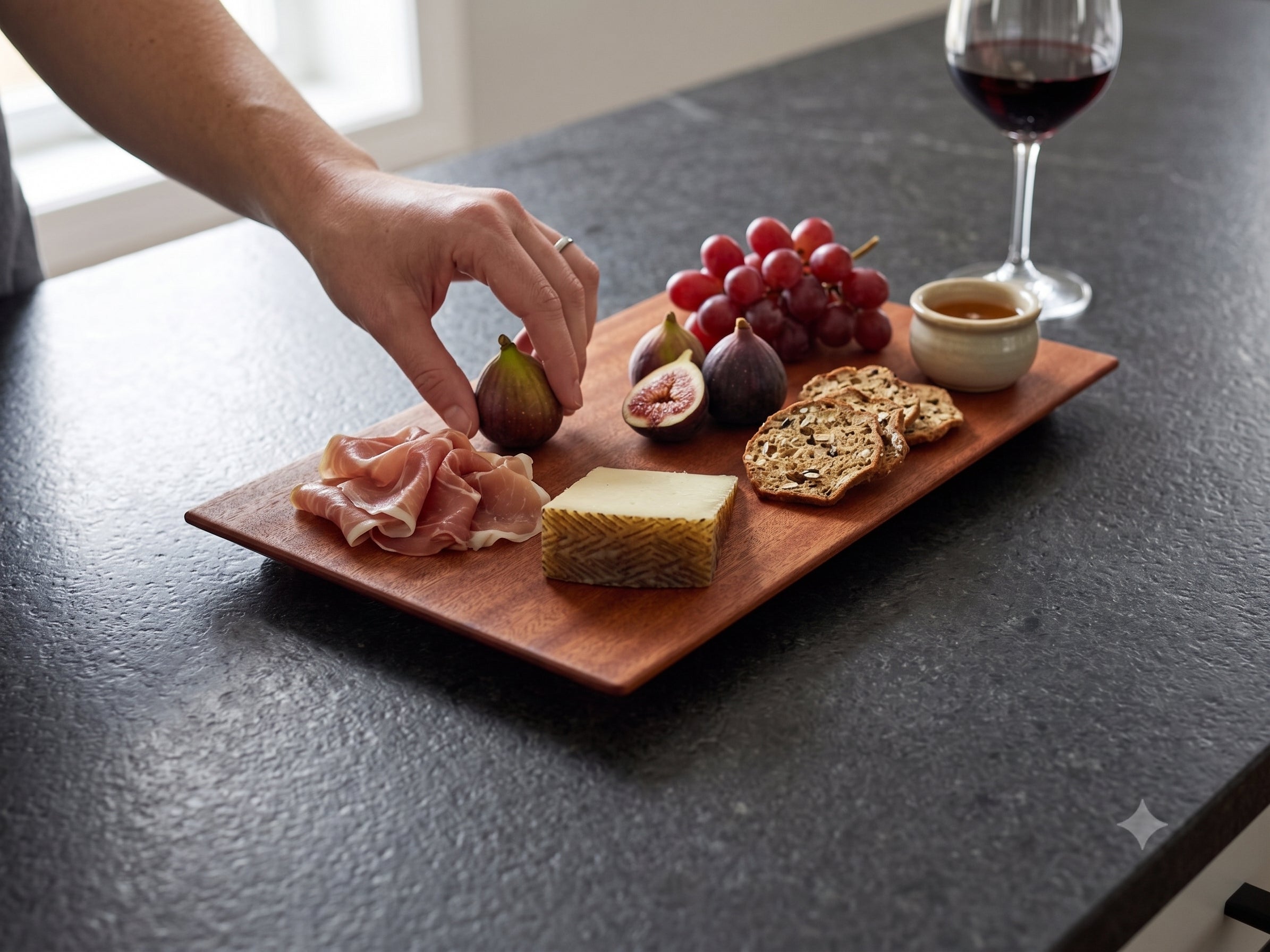 Sapele Charcuterie Serving Board